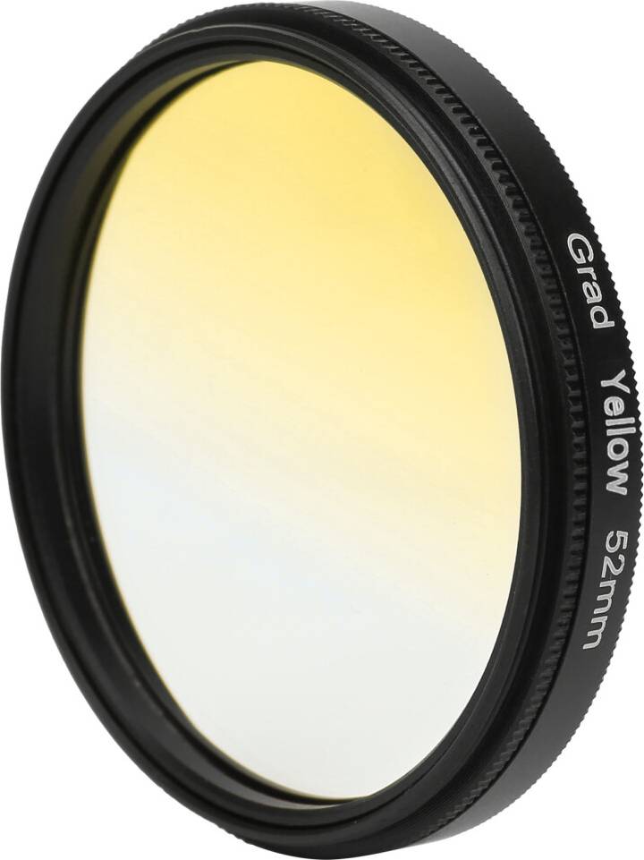 52mm Gradient Yellow Lens Filter