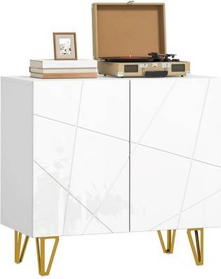 Homcom Storage Cabinet With Adjustable Shelf Sideboard