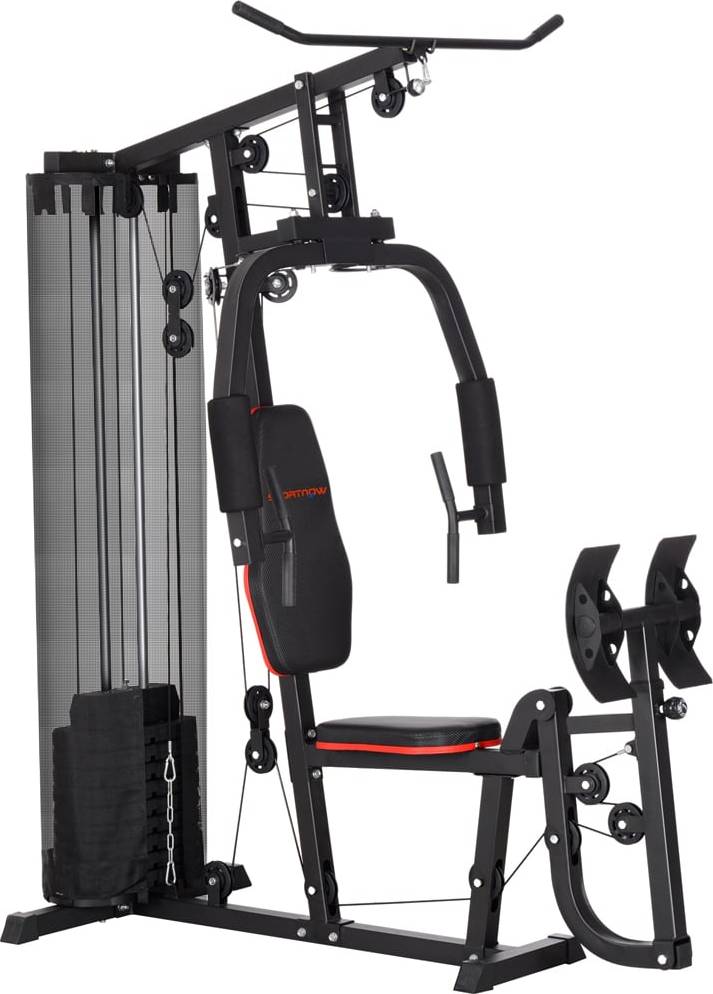 Multi gym Homcom Multi Exercise Compact Gym Workout Station