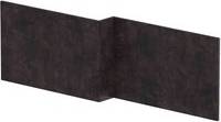 Hudson Reed Shower Bath Front Panel 1700mm Metallic Slate