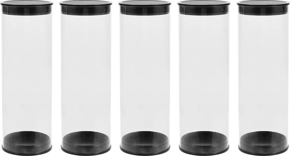 Golf Tube Clear PVC Ball Storage Container 5-Pack