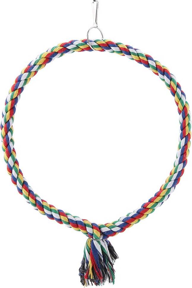 Goolrc Bird Parrot Circle Ring Rope Perch Stand Small