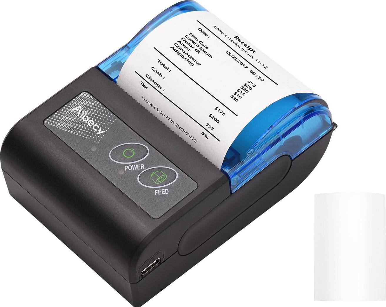 Aibecy Portable Mini Thermal Printer 2 Inch