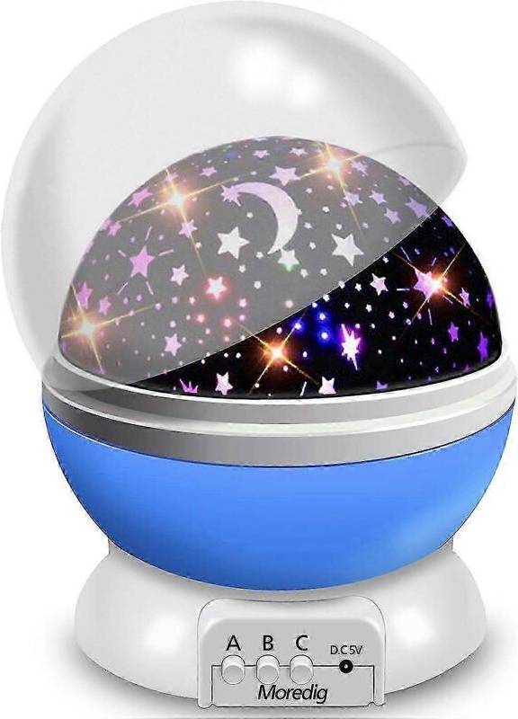 Night light projector Romantic 360 Rotation Projector Night Light Natlampe