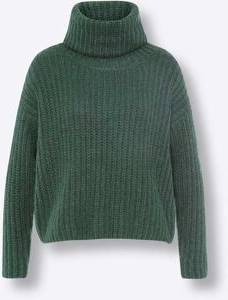 Pull À Col Roulé Grand Col Roulé - Vert Mousse