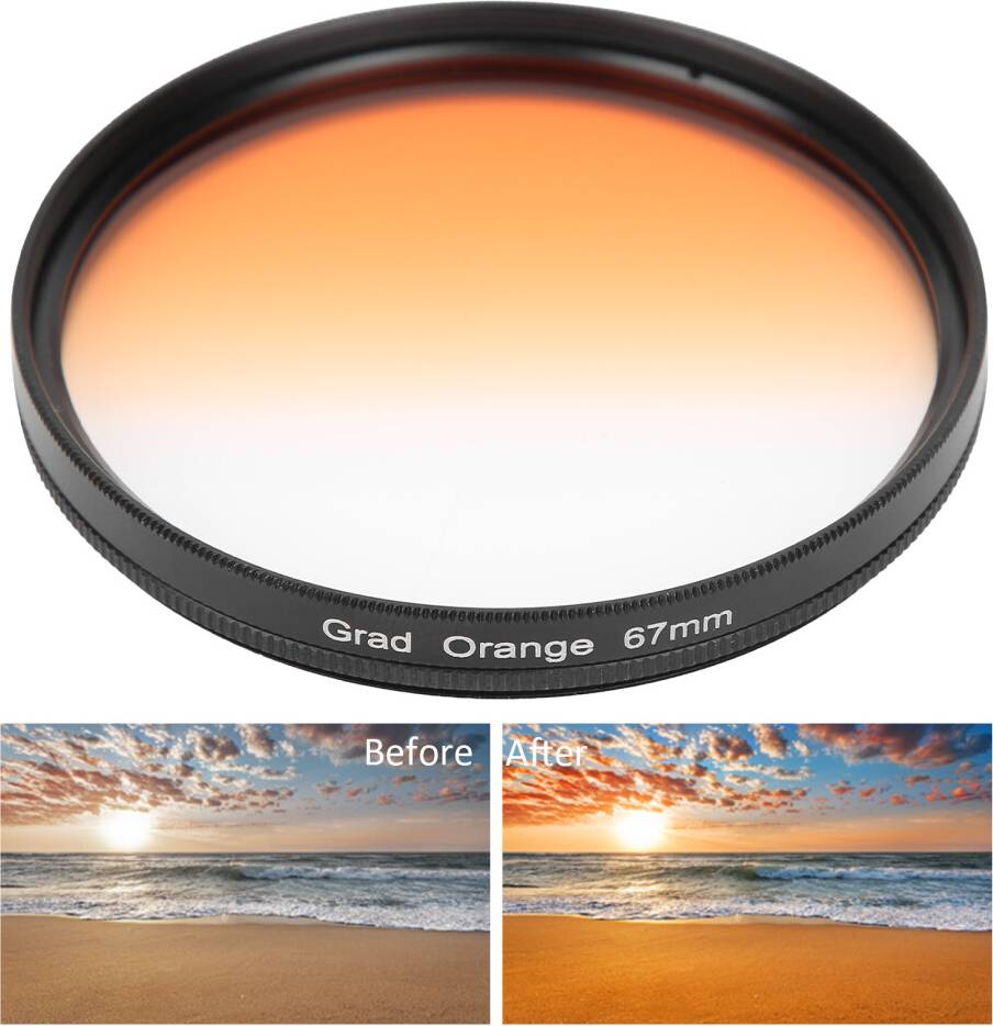67mm DSLR Camera Lens Gradient Filter