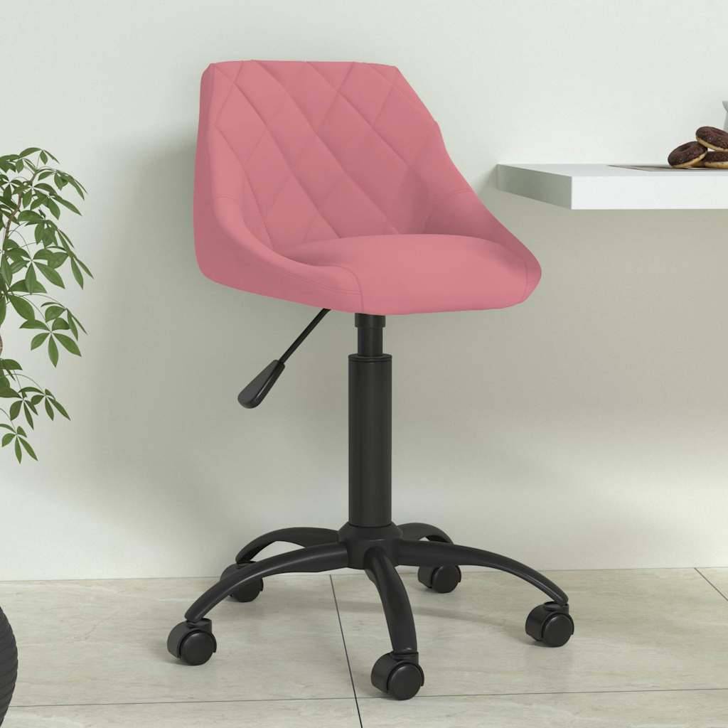 vidaXL Matstol Rosa Sammet Stol