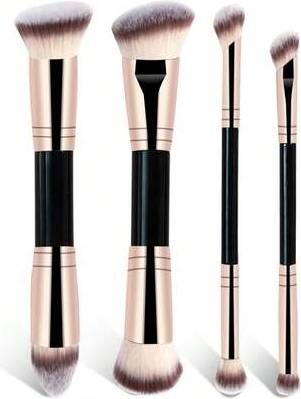 Pinsel set make up Shein Professionelles Doppelendiges Make-up Pinsel Set - Rouge