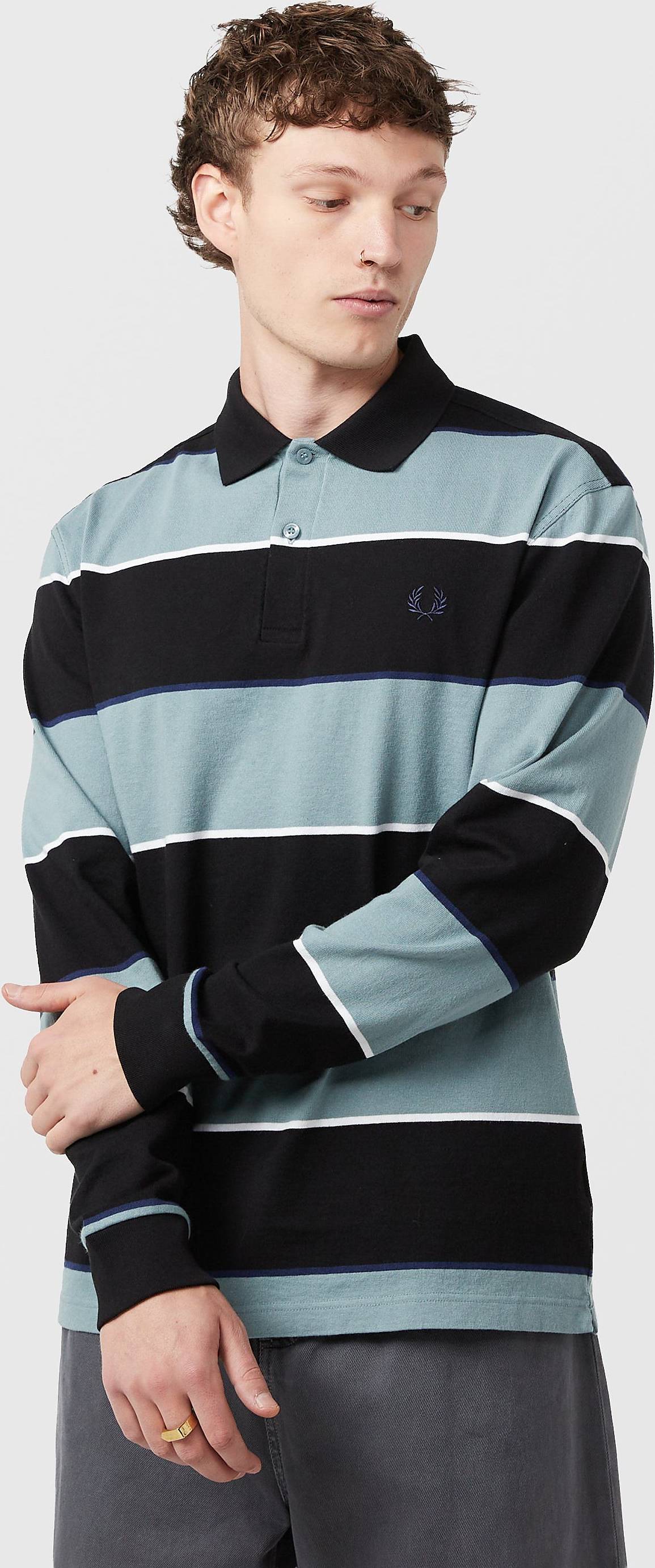 Fred Perry Rugby-Polo Med Sorte Striber