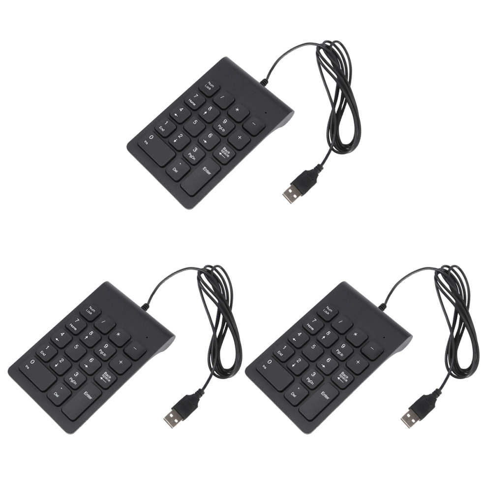 Melitt Mini USB Wired Numeric Keypad 18 Keys