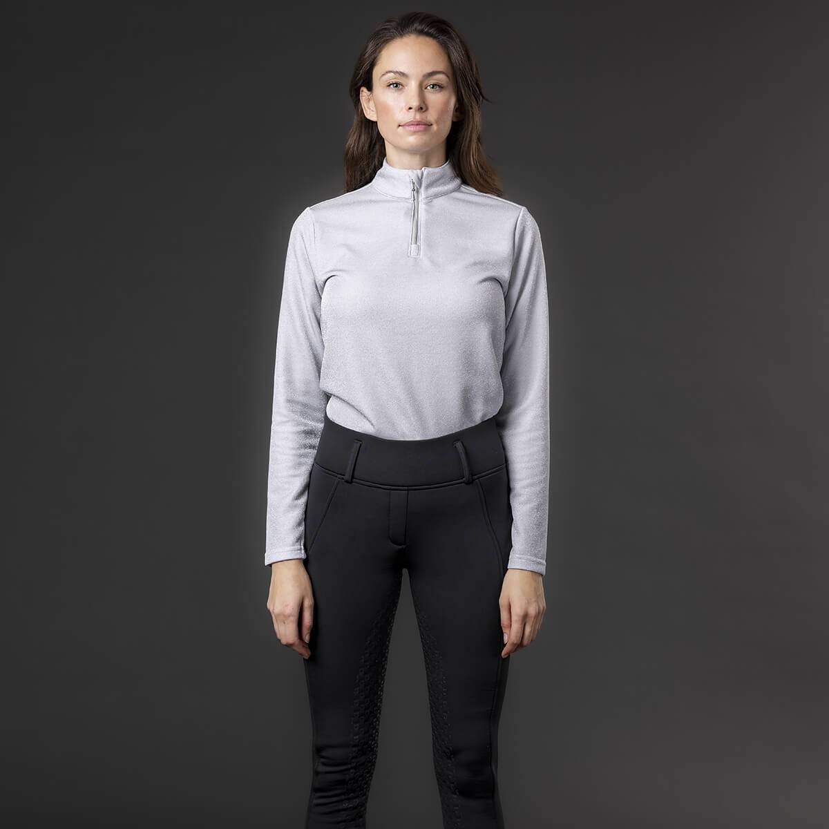 Equipage Vinter Ridetights Med Full Grip - Sort