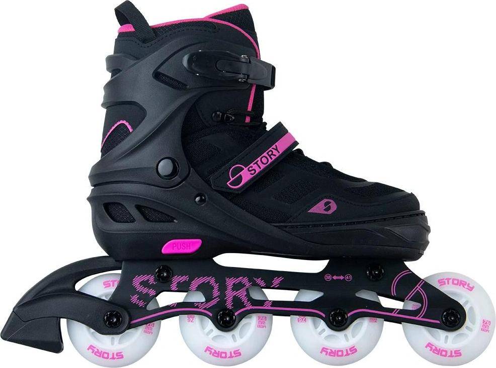 Story Story Fusion Inline Skates Rosa LED