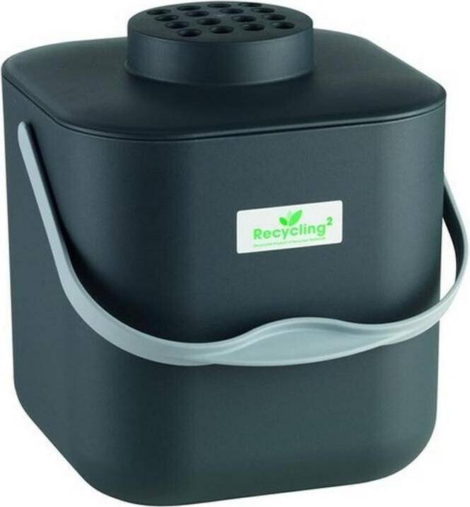 Komposteimer Pot mit Filter Schwarz