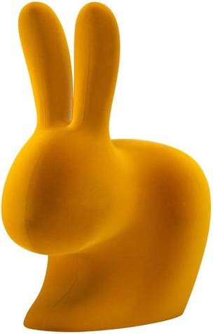 Qeeboo Rabbit Chair Baby Velvet
