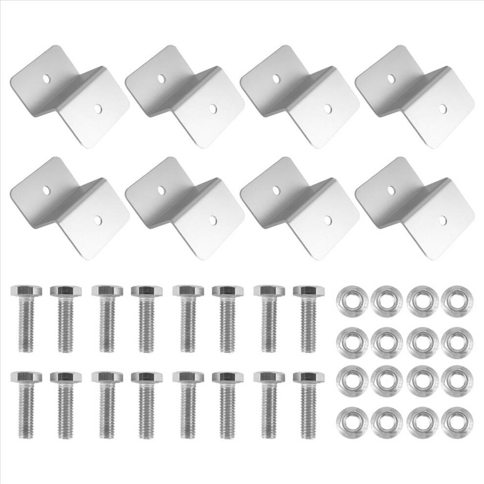 Typecat 8Pcs Solar Panel Mounting Bracket Z Style