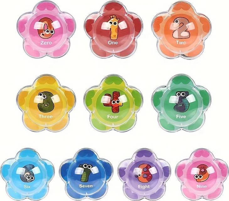 Topsrjyl Floating Bath Learning Toy Set
