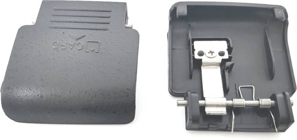 Nikon D3100 SD Memory Card Door Cover Rear Lens Cap