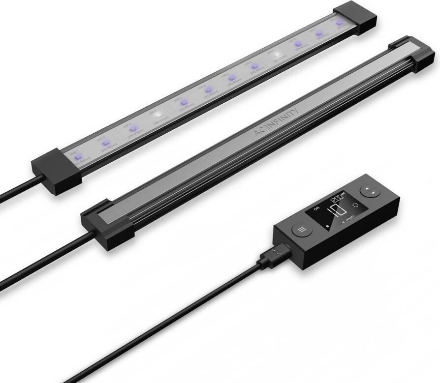 Uv led bar Ac Infinity Ionbeam U2 Targeted Spectrum UV LED Grow Light Bars 11 Inch Kit