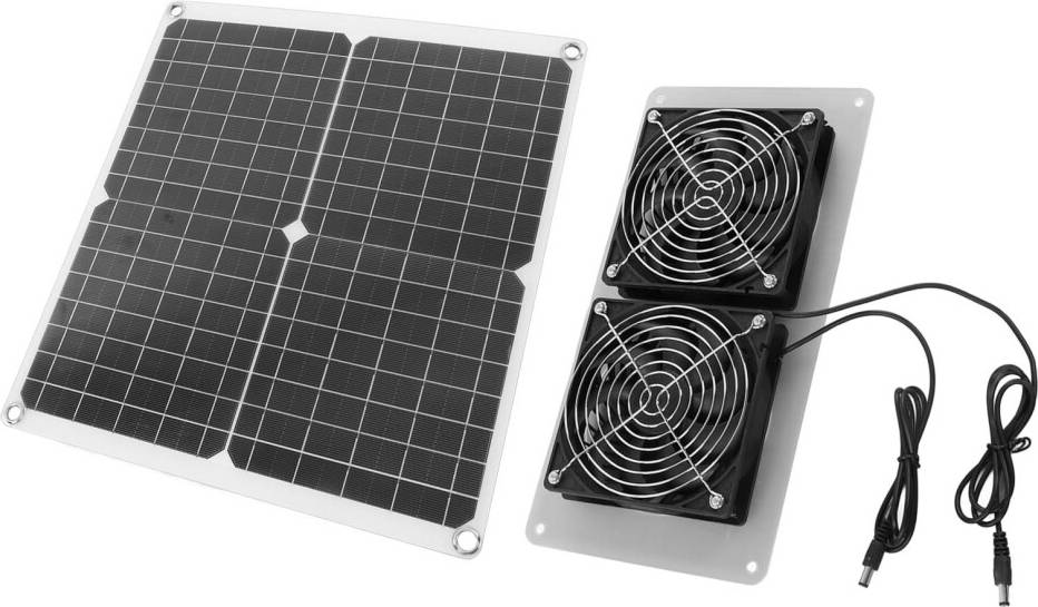 Waterproof 25W Solar Exhaust Fan Kit 3500 RPM