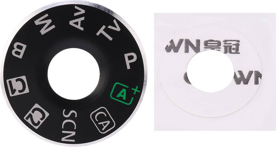 Camera Function Dial Cover Plate