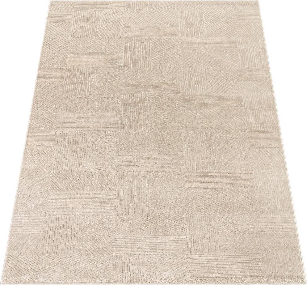 Paco Home Rug Geometric Abstract Patterns Beige