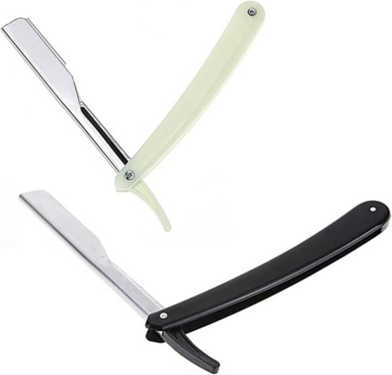 Chic Vintage Portable Straight Edge Hand Razor