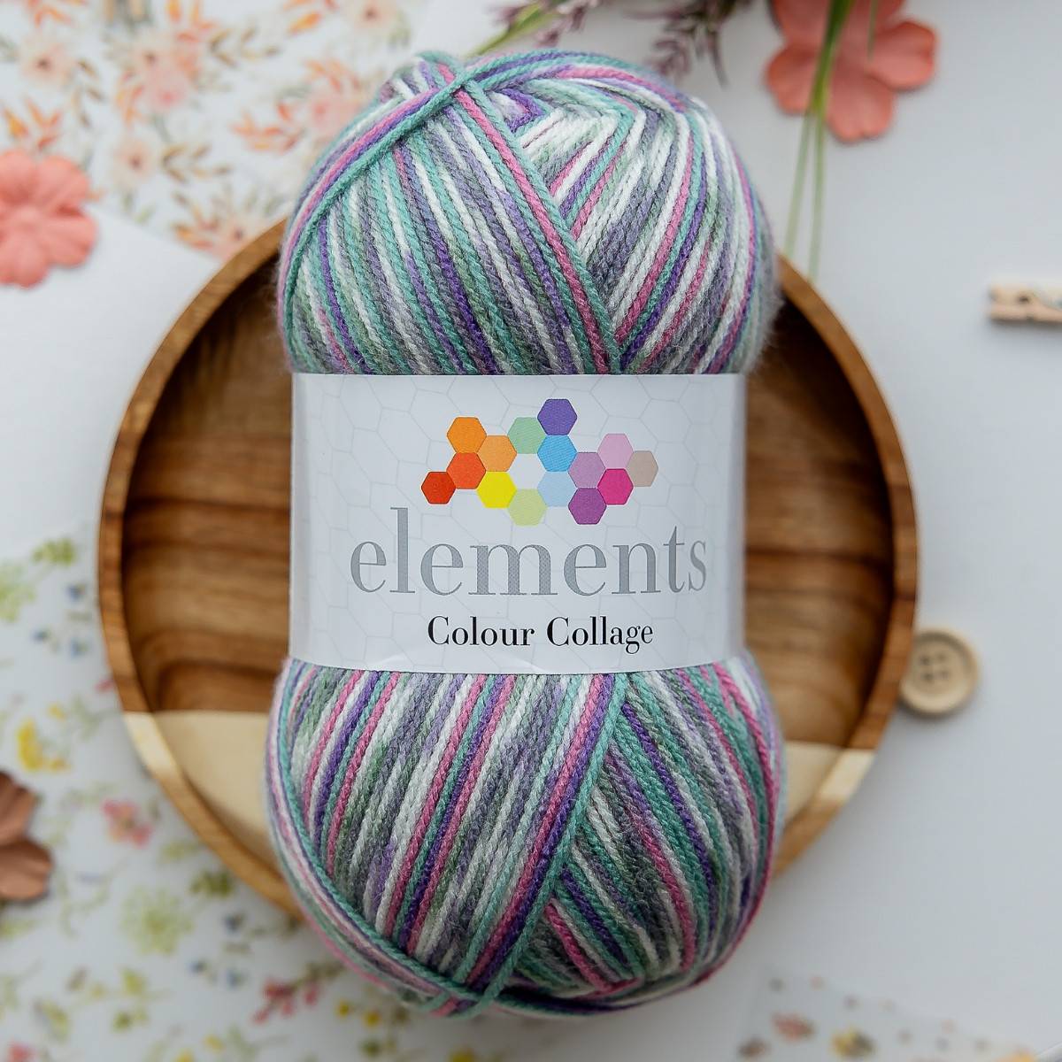 Elements Colour Collage DK Ink Wash