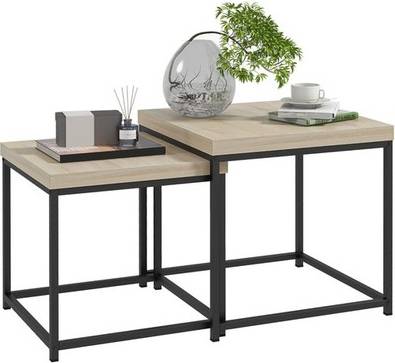 Homcom Set Of 2 With 3.5cm Thick Coffee Table