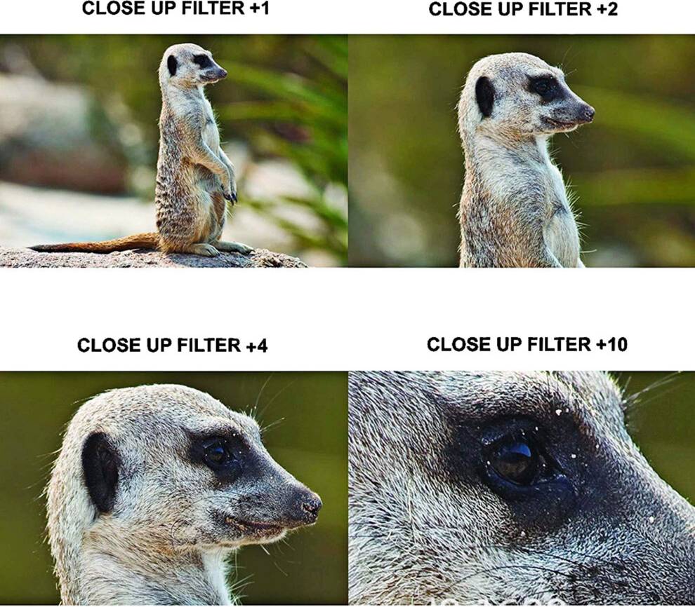 Optical Glass Close Up Macro Filter Kit