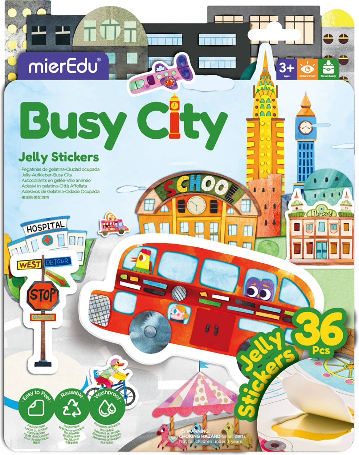 Beweglich Stadt Sticker
