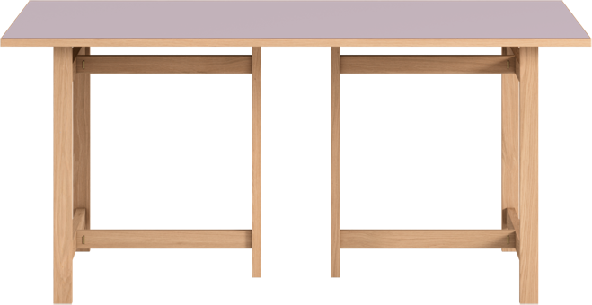 Moebe Rectangular 160x90 Soft Lilac Dining Table