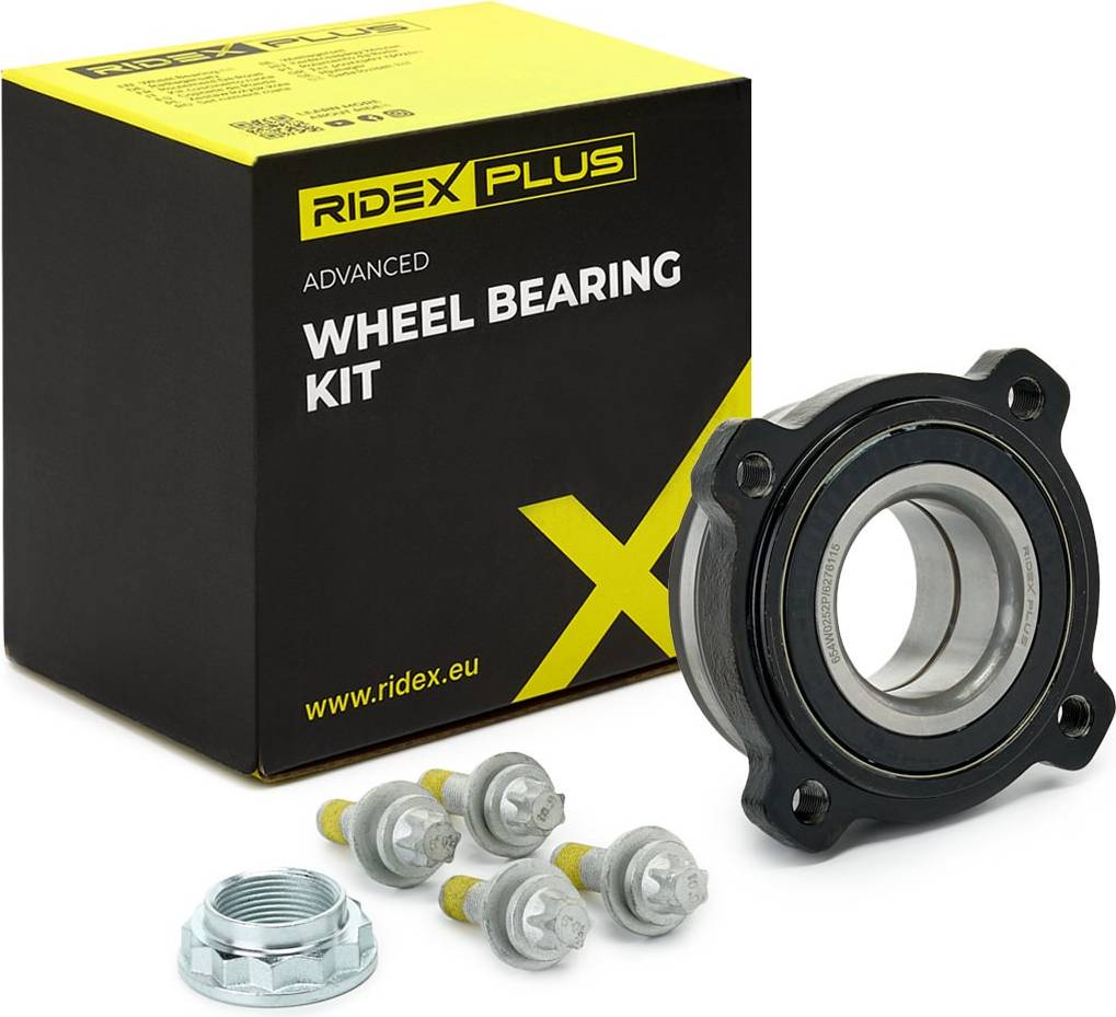 Ridex Wheel Bearing Kit Rear Axle Both Sides