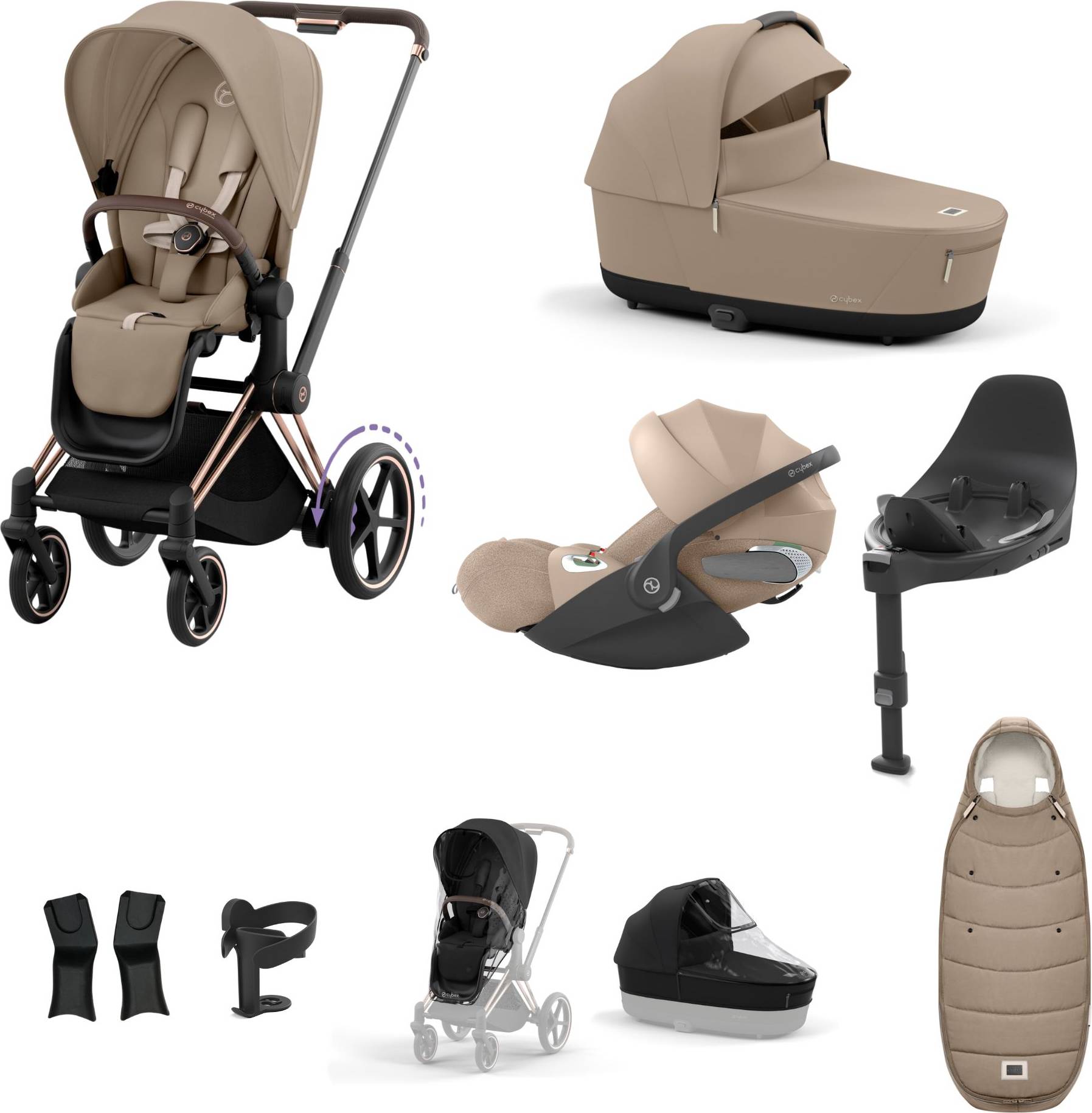 Cybex base Cybex ePriam Bundle with CloudT ISOFIX Base