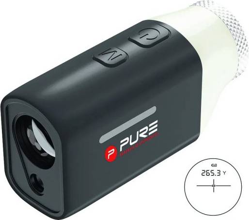 Kikkert med afstandsmåler Pure2Improve Mini LED Afstandsmåler