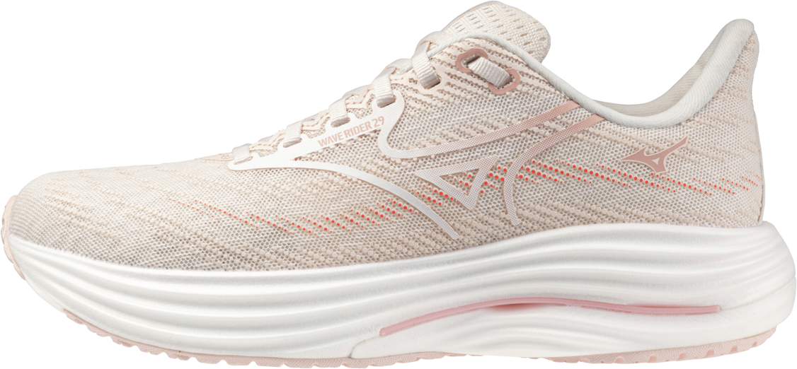 Mizuno Wave Rider 29 Running Petal Damen - Rosa/Weiß/Rosaesque