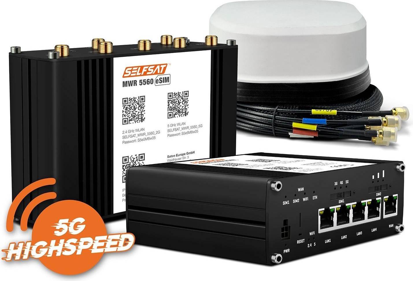 Router MWR 5560 eSIM 5G WLAN