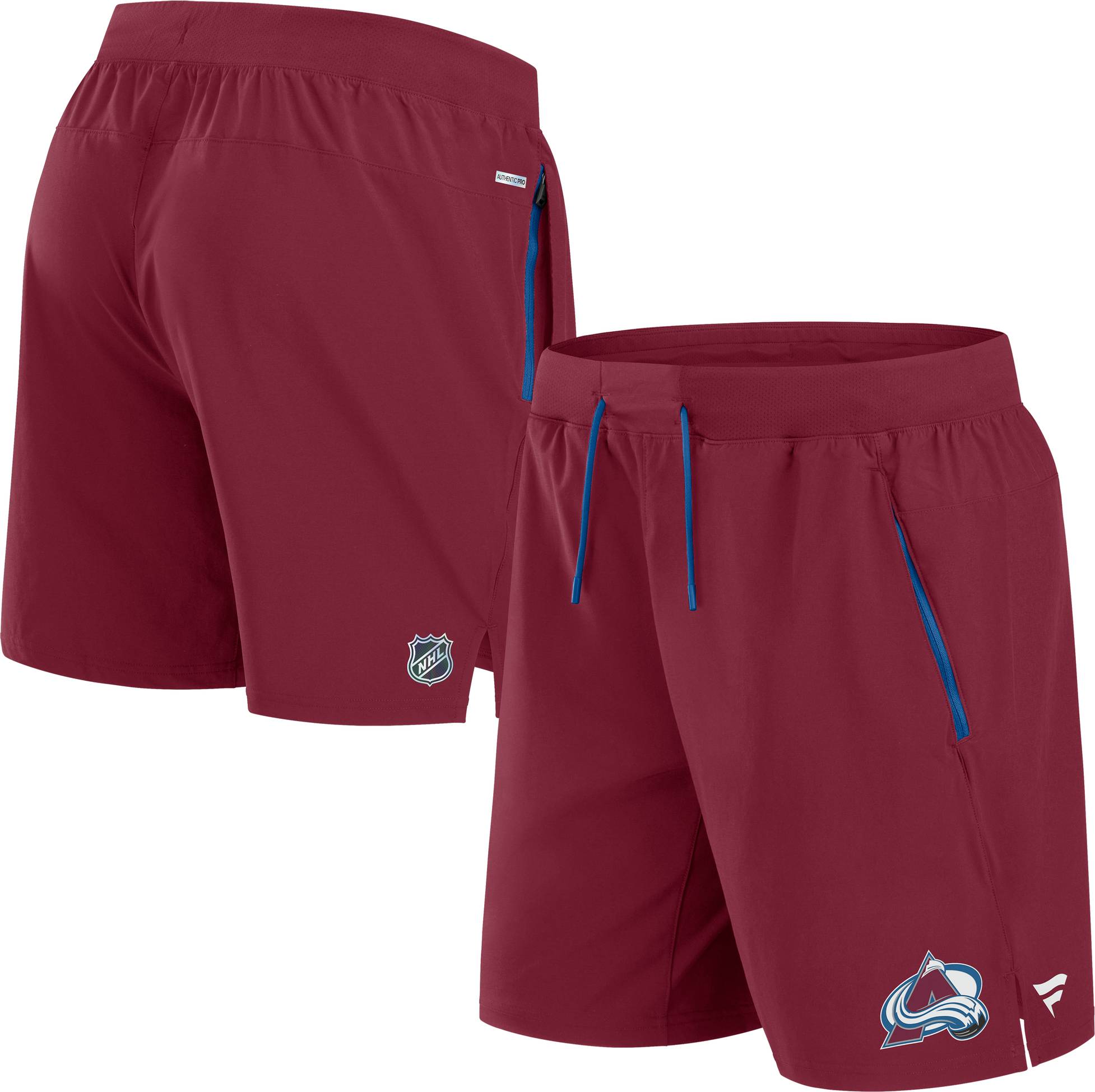 Rink Fanatics Short de Rendimiento Auténtica Pro Rink Avalanche - Hombre