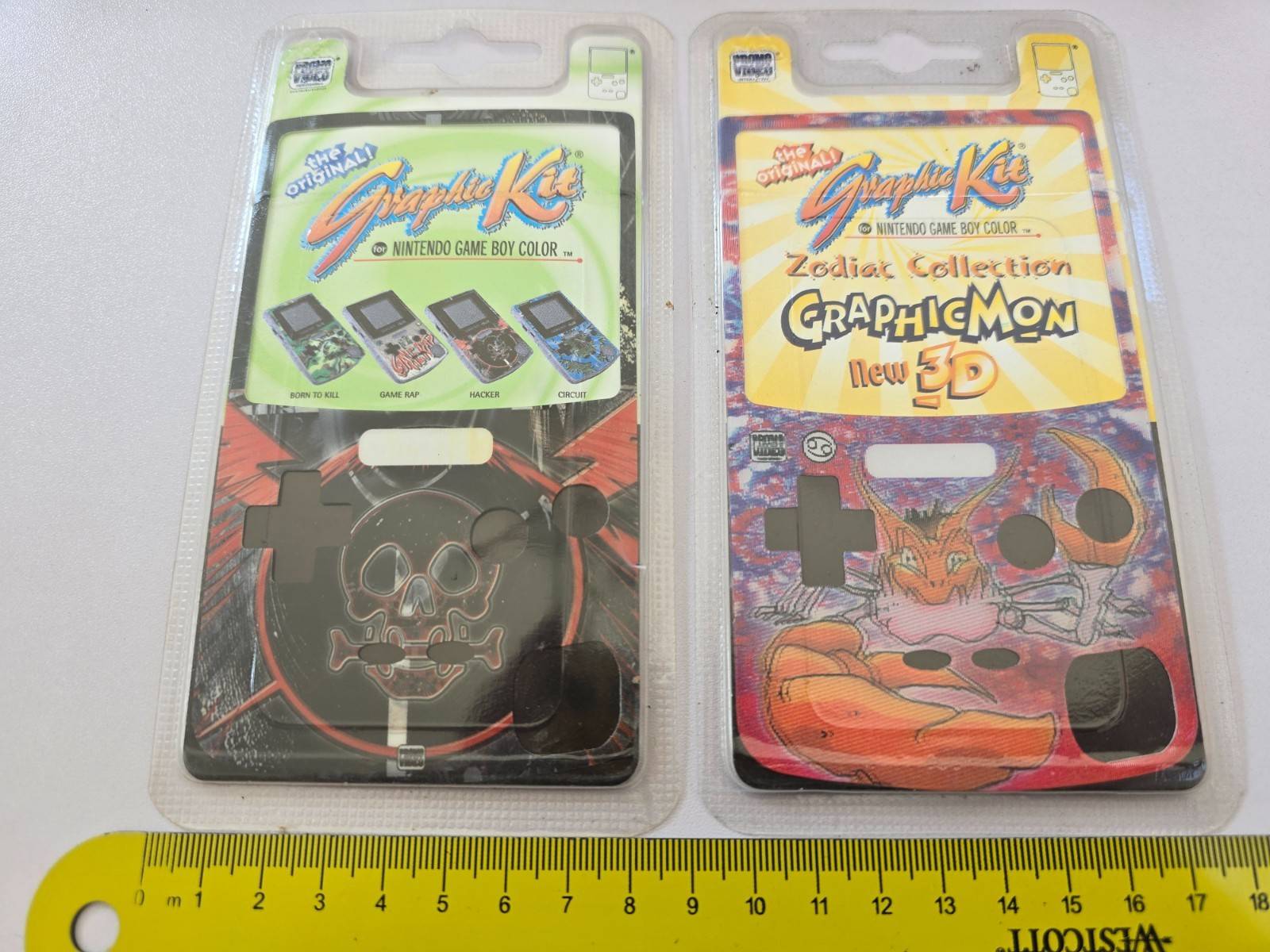 Nintendo Gameboy Color Console Front Skin Sticker Kit