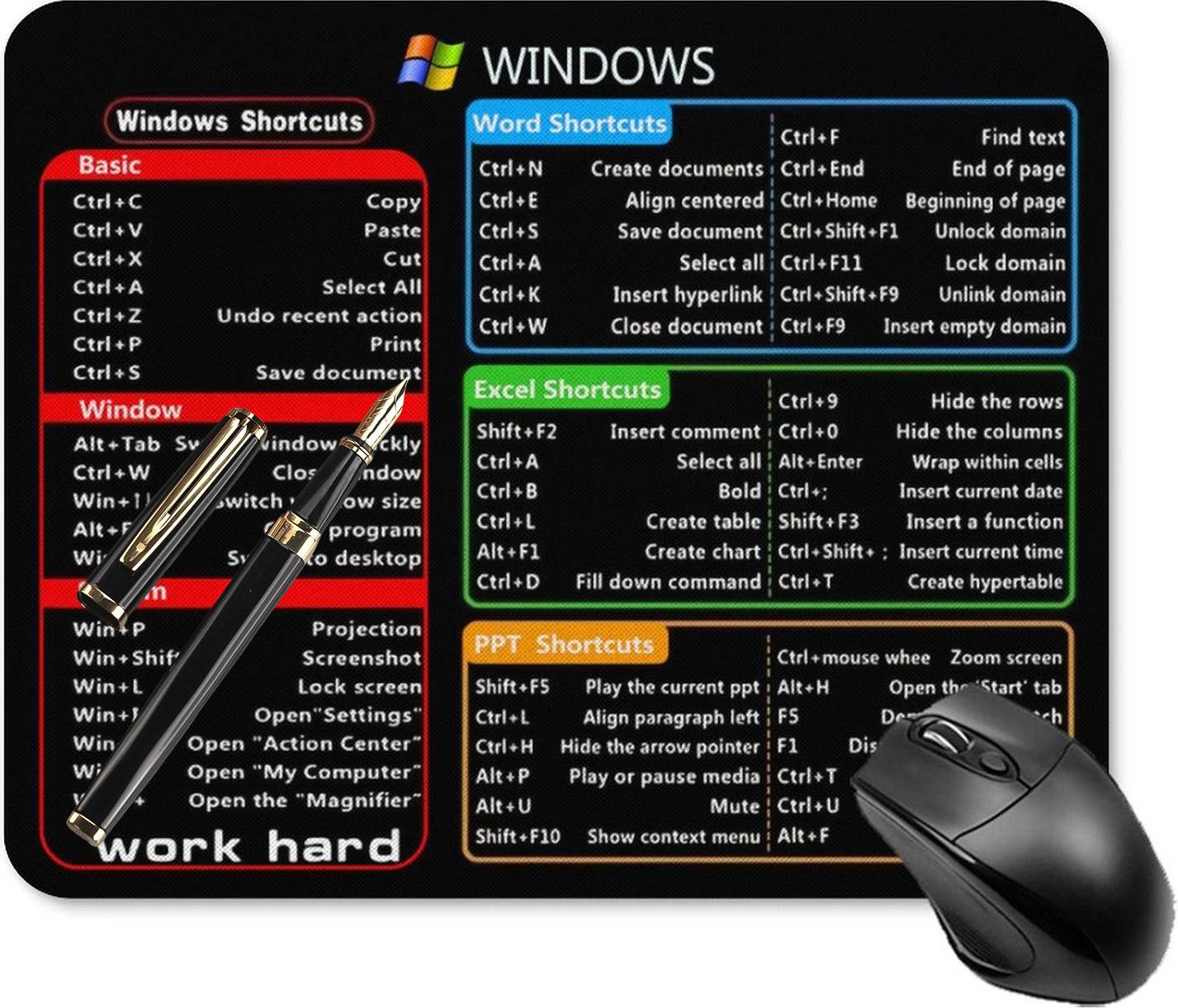 Temu Gaming Mouse Pad Rectangular Non Slip