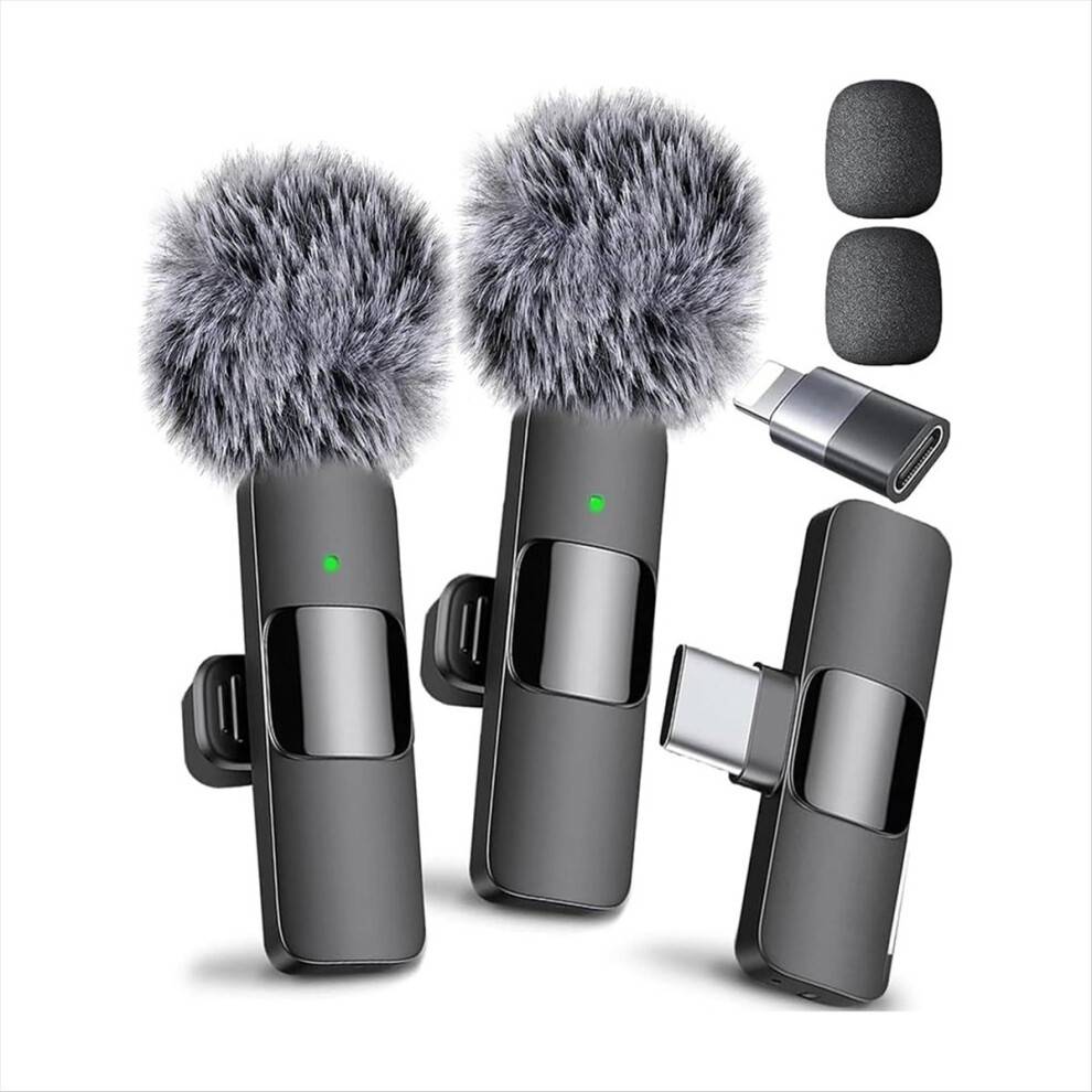 Mini Microfono Lavalier Wireless