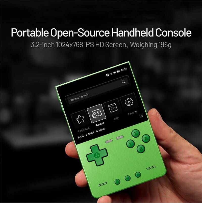 Saudism Hammer Retro Handheld Game Console 3.2 Inch IPS