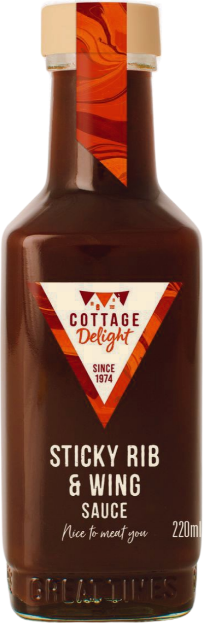 Cottage Delight Sticky Rib Wing Sauce 220ml