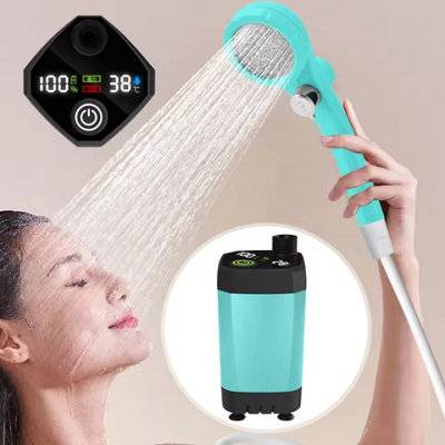 B&Q Camping Shower Pump RV Outdoor Kit