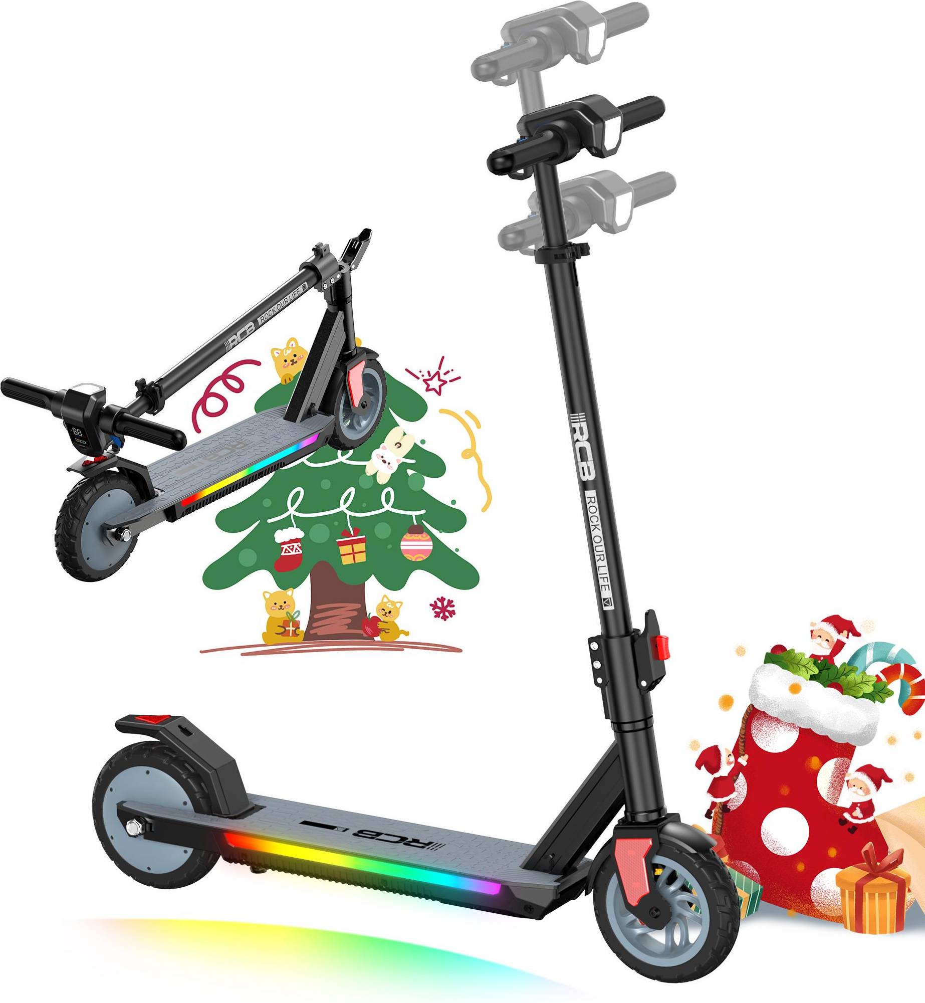 E scooter kinder RCB R12 PRO Kinder E-Scooter 7 Inch
