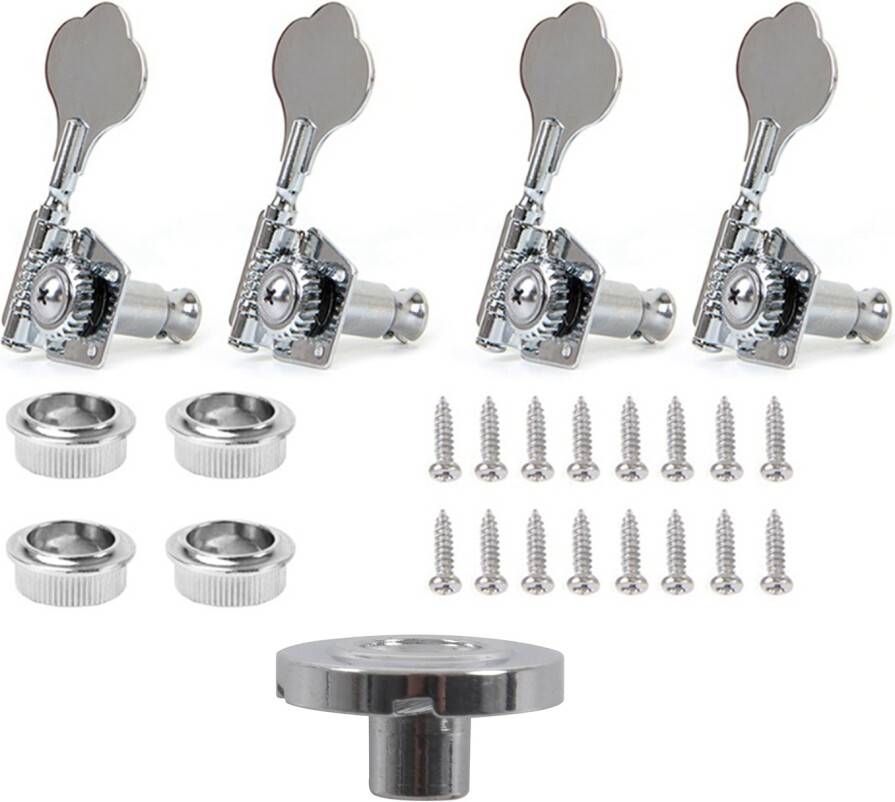 Pure Vintage Style Precision Bass String Guide Chrome