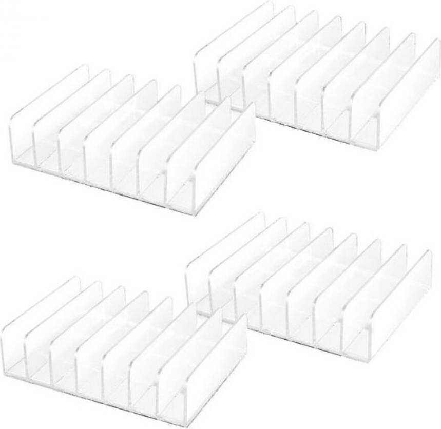 Clear Acrylic CD Organizer Display Rack