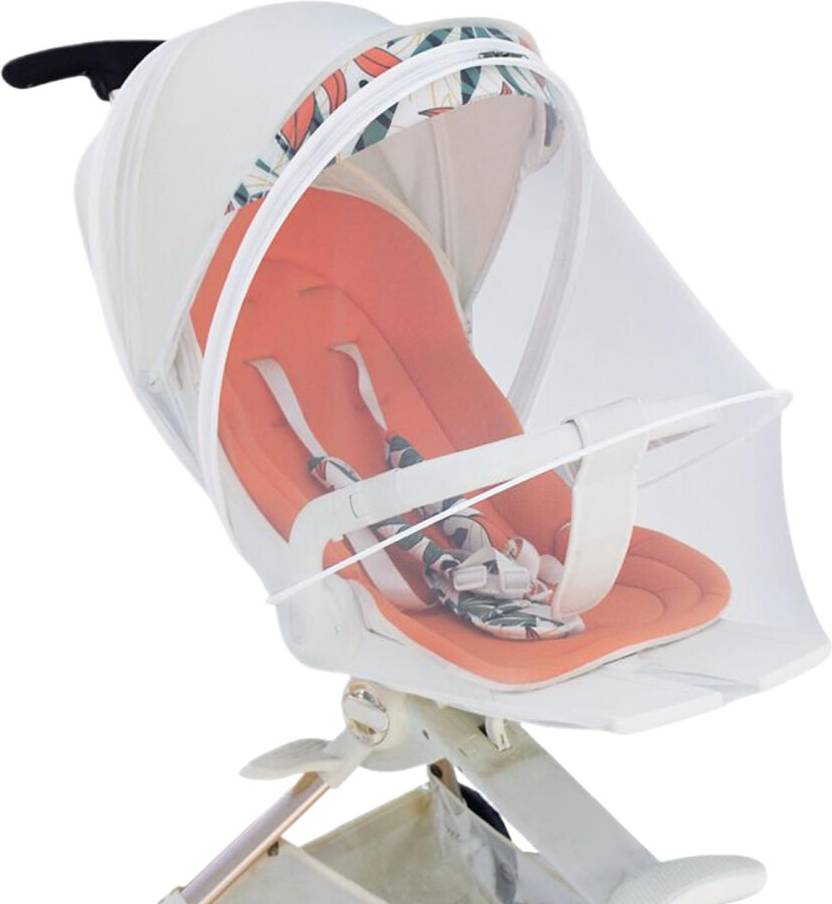 Stroller Net Cover TwoWay Zipper Mesh Fly Barrier