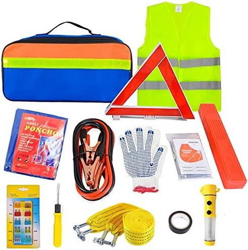 Car emergency kit 12-In-1 Car Emergency Tool Kit