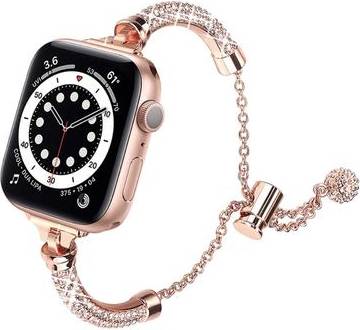Apple Watch 41mm Rhinestone Strap Rose Gold