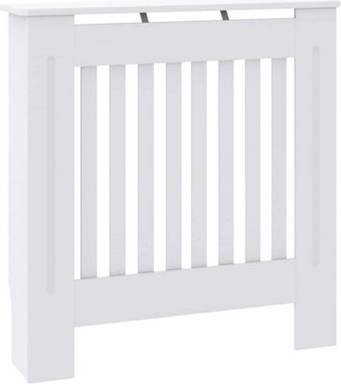Modern MDF Radiator Cover White 78 Cm
